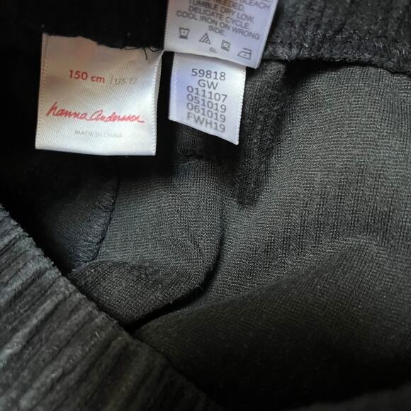 Hanna Andersson Velour Ribbed Leggings Size 12 - Picture 4 of 4